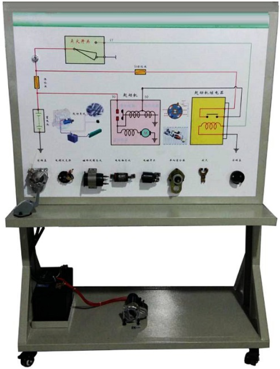 汽车充电系统示教板